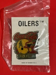 Coca Cola NFL Pin/ Oilers  - Picture 1 of 3
