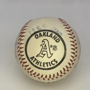 Oakland A’s Athletics 1985 Team Autograph Baseball No COA MLB Major League Bball - Bild 1 von 9