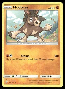 Pokémon TCG Pokémon Mudbray Common Regular - Picture 1 of 2