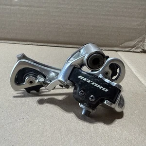 Desviador trasero Campagnolo Record fibra de carbono 10 velocidades jaula larga sat58 - Imagen 1 de 5