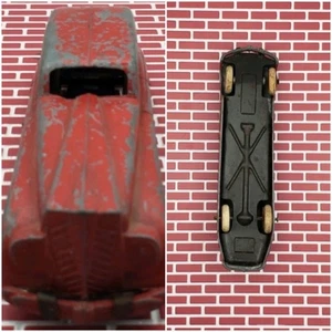 Vintage 1930s Tootsie Toy 1018 Jumbo Sedan  Car Tin Bottom White Tires RARE HTF - Picture 1 of 9