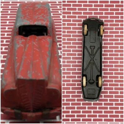 Vintage 1930s Tootsie Toy 1018 Jumbo Sedan  Car Tin Bottom White Tires RARE HTF - Image 1 of 4