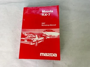 1987 Mazda RX-7 Workshop Manual -RX7 Sport Coupe Convertible Service Repair Book - Picture 1 of 4