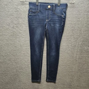 Tommy Bahama  Girl Size 7 x 22 Inseam Dark Wash Elastic Waist Jeggings Blue  - Picture 1 of 9