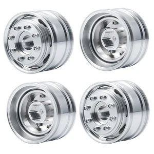 Llantas delanteras de aluminio hexagonales para tractor Tamiya 1/14 RC camión coche - Imagen 1 de 15