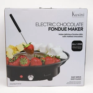 Kusini Deluxe Máquina de Fondue de Chocolate Fondue Premium Salsas Calientes Fácil Limpieza - Imagen 1 de 8