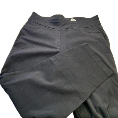 Ruby Rd Slimming Contour Waistband Pants Sz 22W Black Pull On Casual Career NWT - Image 1 of 4