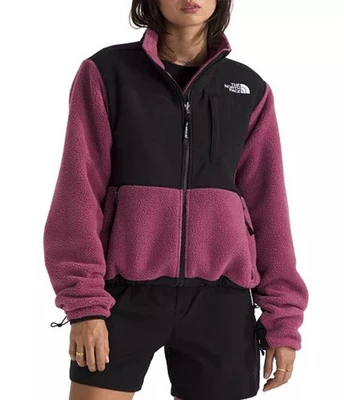 The North Face Retro Denali Zipped Stand Collar Fleece Jacket Cyber Berry -Large - Image 1 of 4