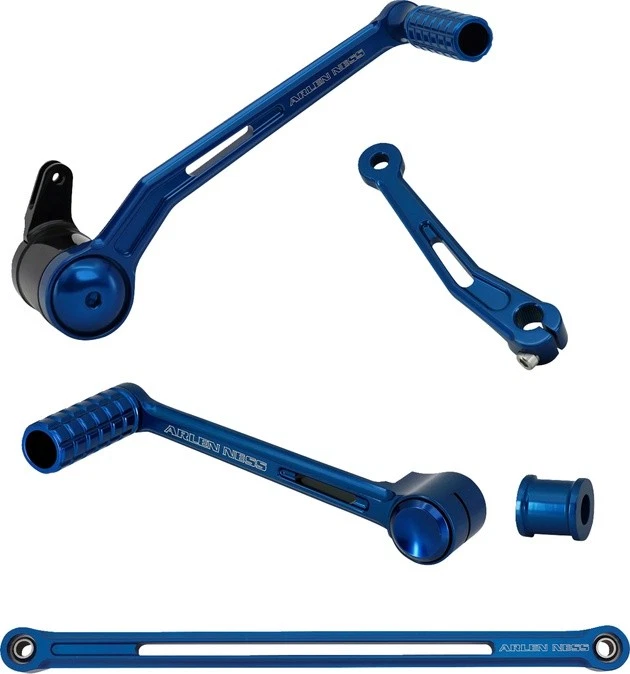 Kit de control de talón/dedo del pie Arlen Ness Speedliner azul Harley Davidson Road Glide Foto 1 de 1