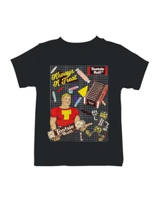 Officially Licensed Tootsie Roll Vintage Advertisement Collage Youth's T-shirt - Picture 1 of 12