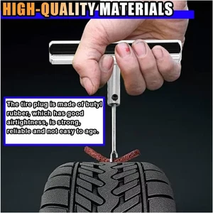 22PCS Reifenreparaturset, Heavy Duty Reifenstecker Kit, Reifenflicken Reparaturwerkzeuge, Fix... - Bild 1 von 6