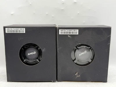 Lot of 2 AMD Wraith Stealth Socket AM4 Ryzen CPU Cooler712-000071 REV B - Image 1 of 4