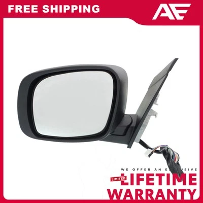 Mirror Chrome Driver Side For 08-19 Chrysler Town & Country Dodge Grand Caravan - Image 1 of 4
