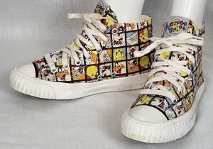 De colección 1993 Looney Tunes Keds Top Alto Para Mujer Talla 8 Zapatos Tenis Piolín Bichos - Imagen 1 de 10