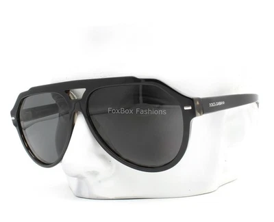Gafas de sol Dolce Gabbana Aviator DG 4452F 3403/87 negras sobre grises Habana con estuche Foto 1 de 4