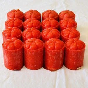 Vintage Candle-lite rote Stechpalme Weihnachten Votiv kleine Kerzen Posten von 16 Neu NOS - Bild 1 von 7