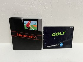Golf (Nintendo Entertainment System, 1985) NES Manual & Sleeve Clean Tested