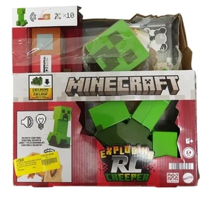 Figura de control remoto Minecraft Mattel Exploding RC Creeper con luces y sonido - Imagen 1 de 8