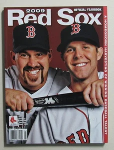 Anuario oficial del equipo de los Medias Rojas de Boston 2009 Youkilis/Peroia cubierta 186040 - Imagen 1 de 1