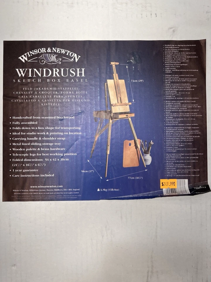 Vintage Winsor & Newton Windrush Easel - Image 1 of 1