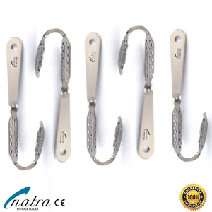 5x Bandeja de impresión dental perforada de acero inoxidable bloqueo de borde de autoclave - Imagen 1 de 8