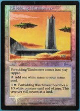 Forbidding Watchtower FOIL Urza's Legacy HEAVILY PLD CARD (216128) ABUGames
