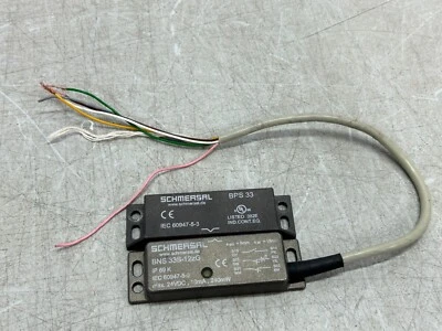 SCHMERSAL BNS 33S-12ZG Magnetic Safety Sensor with BPS 33 Magnet Actuator Used - Image 1 of 4