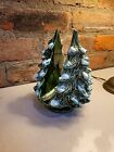Vintage Ceramic Christmas Tree Napkin Holder
