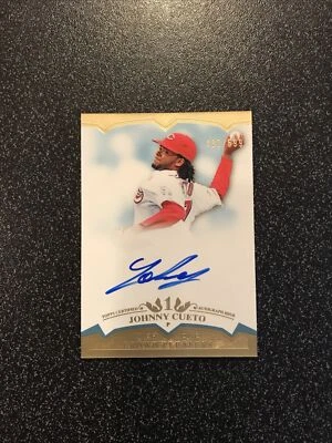 JOHNNY CUETO 2011 TOPPS TIER ONE BASEBALL AUTOGRAPH REDS AUTO /699 - Image 1 of 3