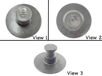 PIN KING - SOLDADURA PARA REMOLQUE DE QUINTA RUEDA - COLLAR DE 2" - PLACA DE REFUERZO DE 1/2" Foto 1 de 4