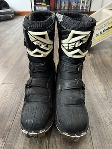 Fly Racing Maverik Boots Men's Size 9 Black - Picture 1 of 6