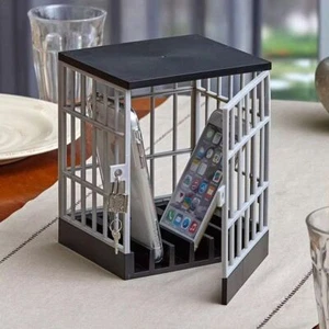 Locking Cage Mobile Phone Jail Storage Box Cell Phone Jail  Office Gadget - Zdjęcie 1 z 12