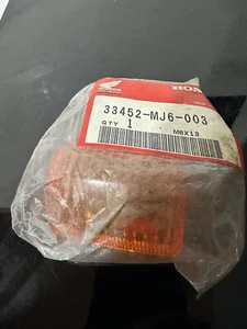 Fits Honda NTV 650EU 1988-1997 Indicator Lens Amber 33452-MJ6-003 - Picture 1 of 3