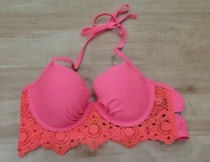 Aerie leicht gefüttertes hellrosa Badeoberteil Gr. 34B - Bild 1 von 2