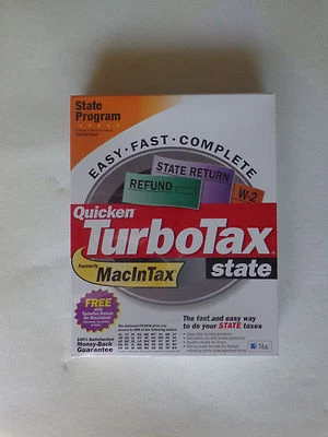 Quicken TurboTax State Return (Tax Year 2000) for Mac - Image 1 of 3