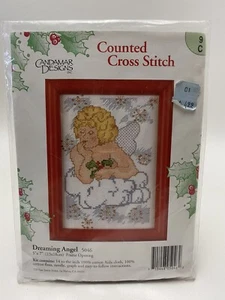 NIP Candamar “Dreaming Angel”counted Cross Stitch Kit - Picture 1 of 4