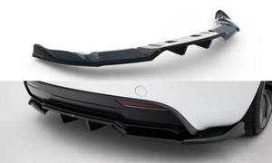 Difusor trasero V.1 para Tesla Model 3 Performance Mk1 negro brillo flaps - Imagen 1 de 6