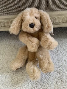 Gund Muttsy Puppy Plush 10" Body Floppy Dog Tan Beige style 1559 1986 w/tags - Picture 1 of 15