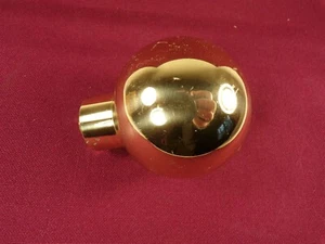 Baldwin Hardware Estate Knob Brass Finish Door Handle, Knob Only, Solid Brass - Picture 1 of 5