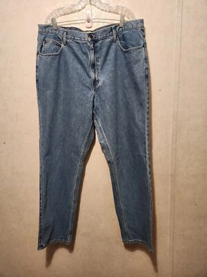 LL Bean Classic Fit Blue Jeans Men's Size 42x32 100% Cotton  - Image 1 of 4