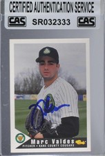 1994 Classic Kane County Cougars Marc Valdes #1 CAS Certified Sealed Auto