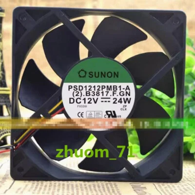 1PC SUNON PSD1212PMB1-A 12V 24W 12cm 12038 Server cooling fan - Image 1 of 3