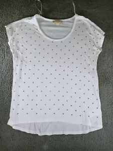 Michael Kors ivory blouse with gold star details in Medium - Picture 1 of 5