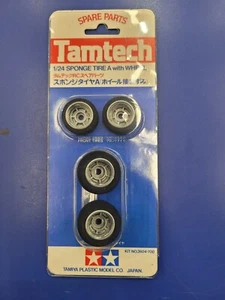 TAMIYA TAMTECH 1/24 RC Sponge Wheel A w/ Wheel #40004 2604.700 Japan VINTAGE NIB - Picture 1 of 3