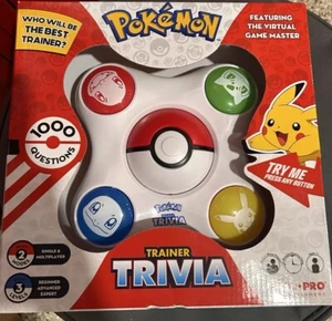 Ultra Pro Pokemon Trainer Trivia game- New - 1000 Questions! =D - Picture 1 of 2