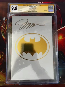 Batman #158 CGC 9.8 Signed By Jim Lee Glow In The Dark Logo Variant Hush 2025 - Picture 1 of 3