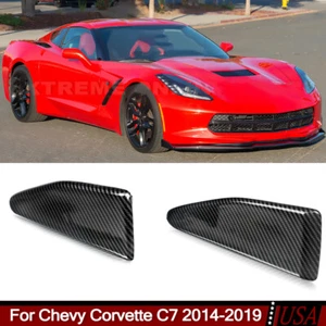 Tapas laterales aptas para Corvette C7 2014-2019 Z06 etapa 2 labio de extensión de ala - Imagen 1 de 14
