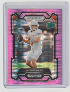 2024 Prizm Draft Picks Quinn Ewers Pink Pulsar refractor rookie card / Dolphins - Picture 1 of 2