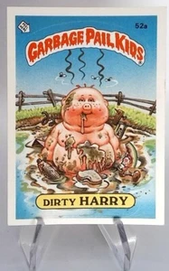 1985 Topps Garbage Pail Kids # 52a DIRTY HARRY Serie 2 glänzend - Bild 1 von 2