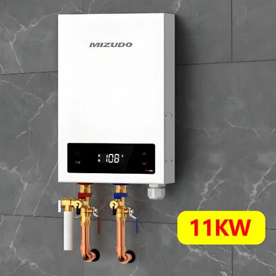 11000W Tankless Water Heater Electric Instant Hot Boiler On Demand LED Display - Image 1 of 4